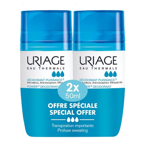 Uriage Dezodorans 3 activ roll on 1+1 GRATIS