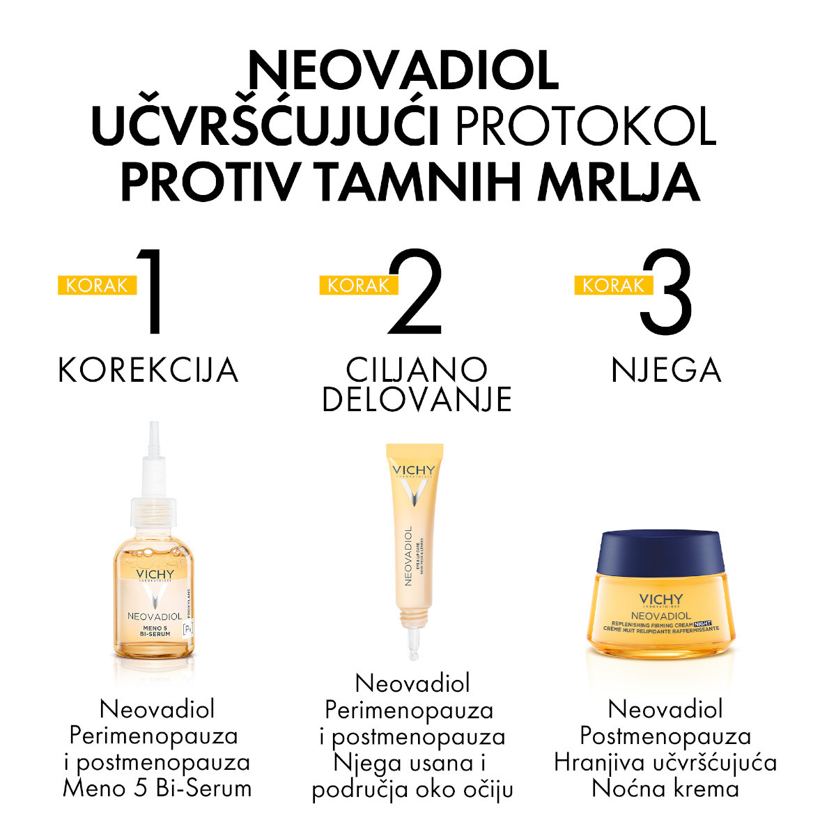 VICHY NEOVADIOL Hranjiva noćna njega za čvrstoću kože u postmenopauzi s omega kiselinama - Slika 6