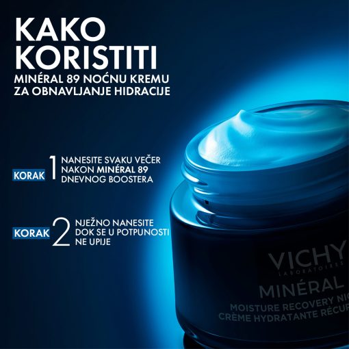 VICHY MINÉRAL 89 Noćna krema za obnavljanje hidracije - Slika 6