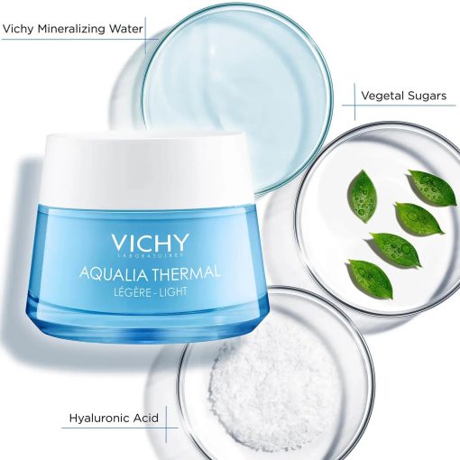 VICHY AQUALIA THERMAL Lagana krema za hidrataciju kože s hijaluronskom kiselinom - Slika 4
