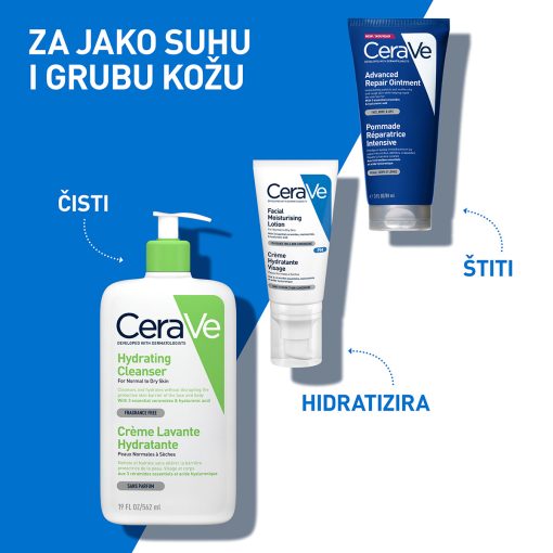 CeraVe Napredna obnavljajuća mast za obnovu suhe i grube kože - Image 5