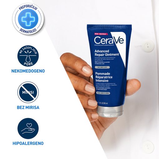 CeraVe Napredna obnavljajuća mast za obnovu suhe i grube kože - Image 6