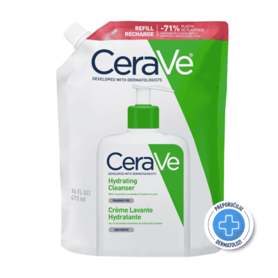 CeraVe Hidratantna emulzija za čišćenje. Za normalnu do suhu kožu, refill 473 ml