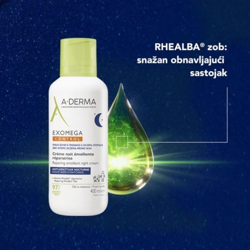A-DERMA EXOMEGA CONTROL Obnavljajuća emolijentna noćna krema - Image 5