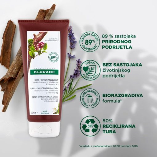 Klorane balzam s kininom i organskim runolistom - Slika 2