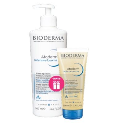 Bioderma Atoderm Intensive Baume 500 ml + Ulje za tuširanje 100 ml Promo pakiranje