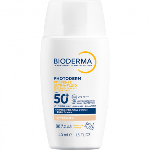 Bioderma Photoderm XDefense Ultra Fluid SPF50+ nijansa 01, 02