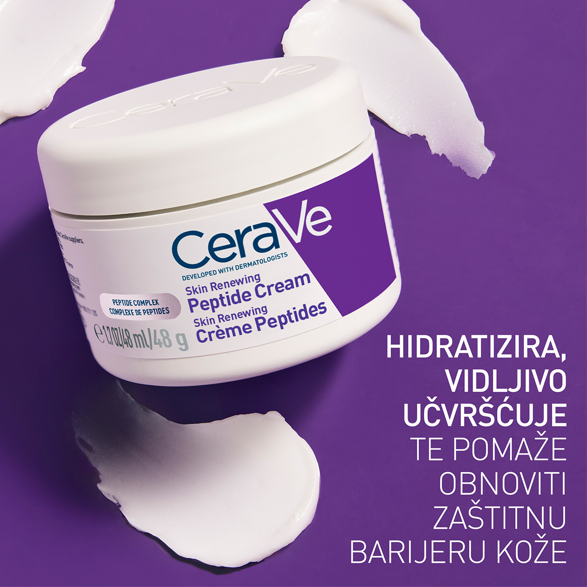 CeraVe Skin Renewing obnavljajuća krema s kompleksom peptida - Slika 3