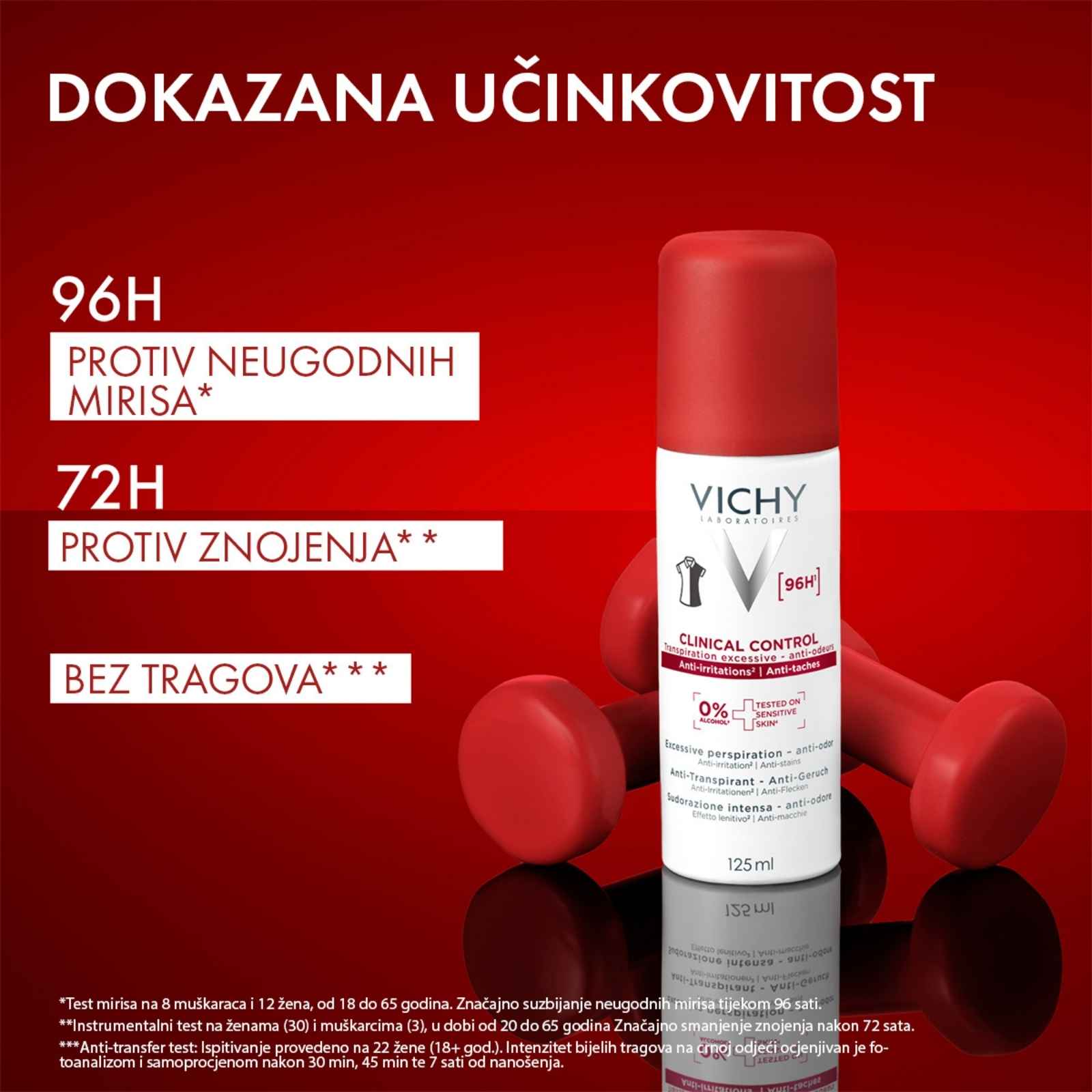 Vichy Dezodorans Clinical Control sprej protiv znojenja - Slika 2