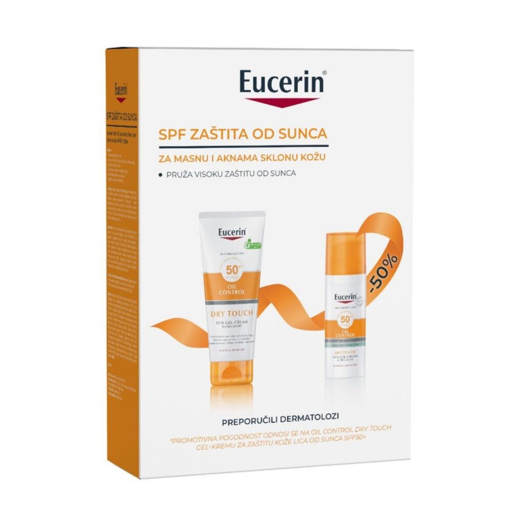 Eucerin SPF set za masnu i kožu sklonu aknama Promo pakiranje