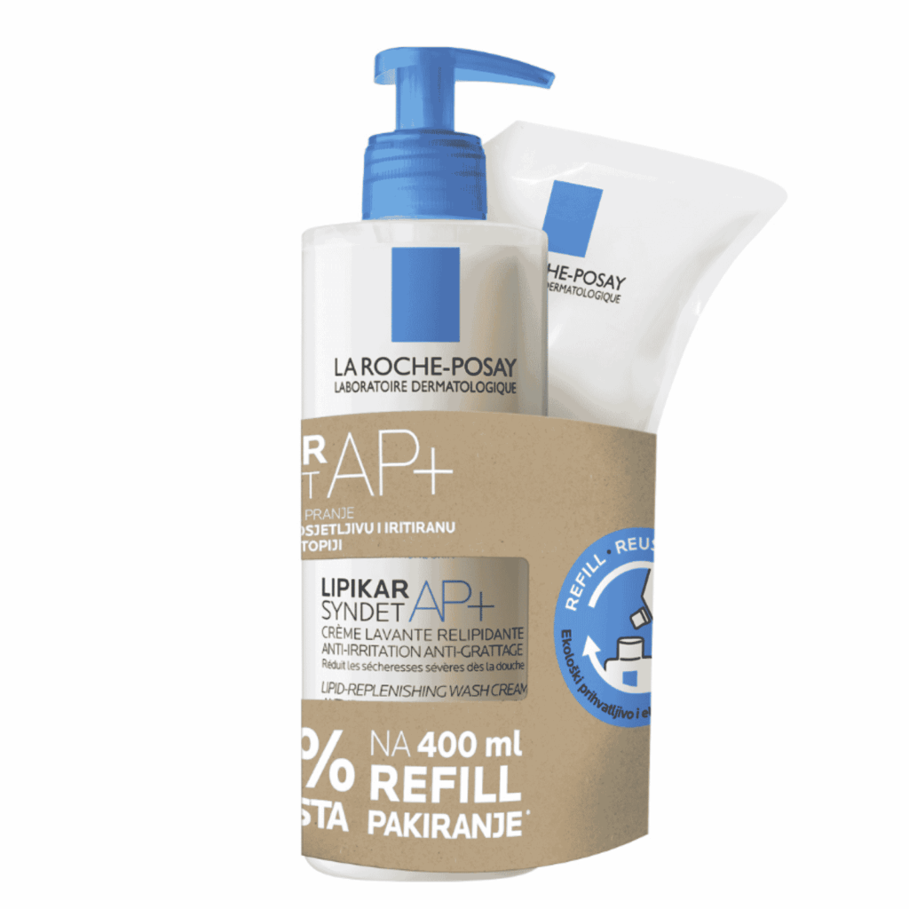 LA ROCHE-POSAY LIPIKAR AP+ SINDET 400 ml + Refill 400 ml