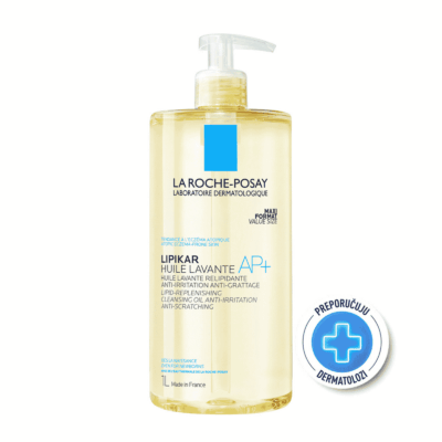 La Roche-Posay LIPIKAR HUILE LAVANTE AP+ Ulje za kupanje protiv nadraženosti i svrbeža, pogodno za bebe, djecu i odrasle, 1000 ml